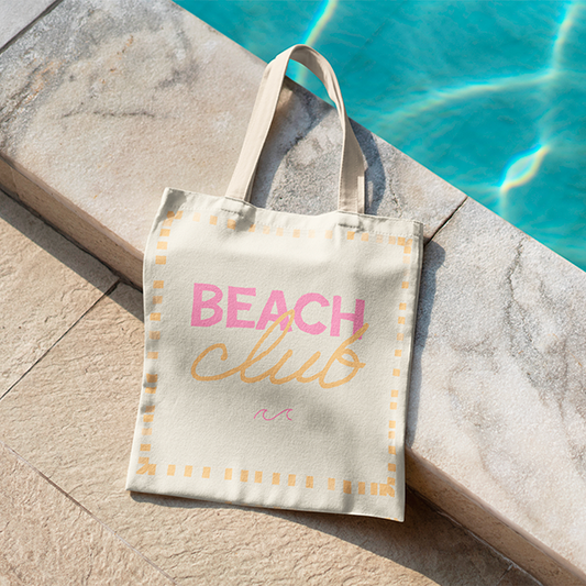 Totebag “Beach Club” - 100% katoen